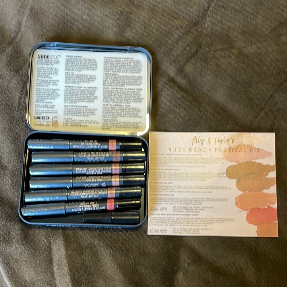 NUDESTIX new beach festival kit with eye, cheek, lip colors